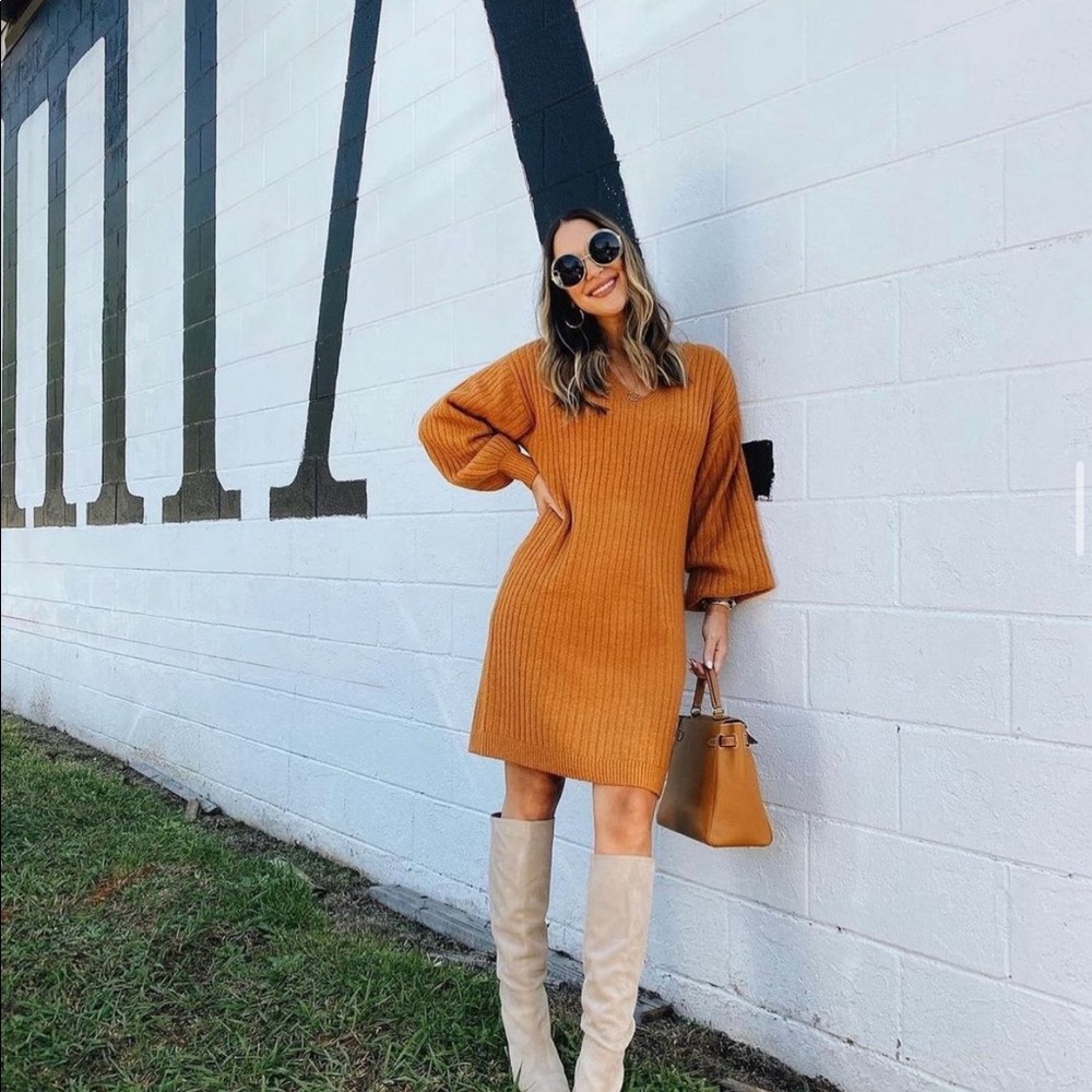 Rachel Parcell Tan Almond Dress